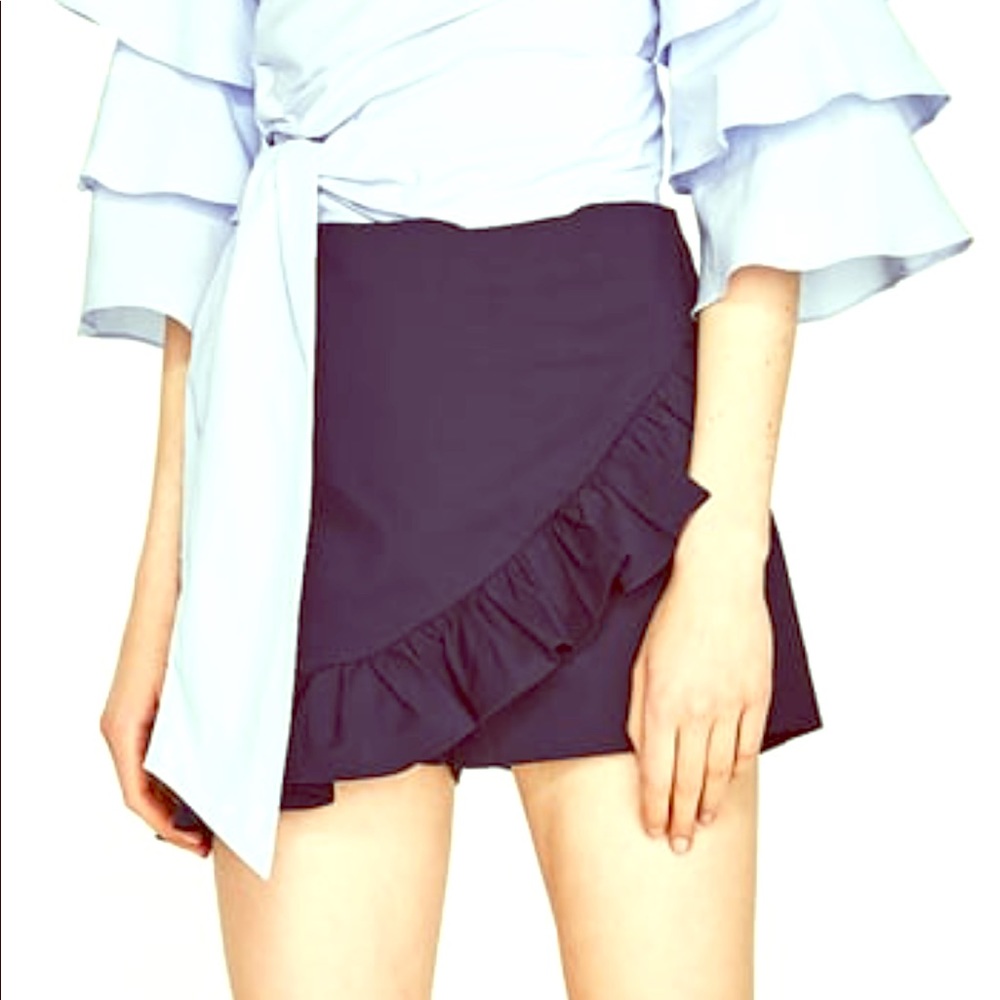 Navy Skort
